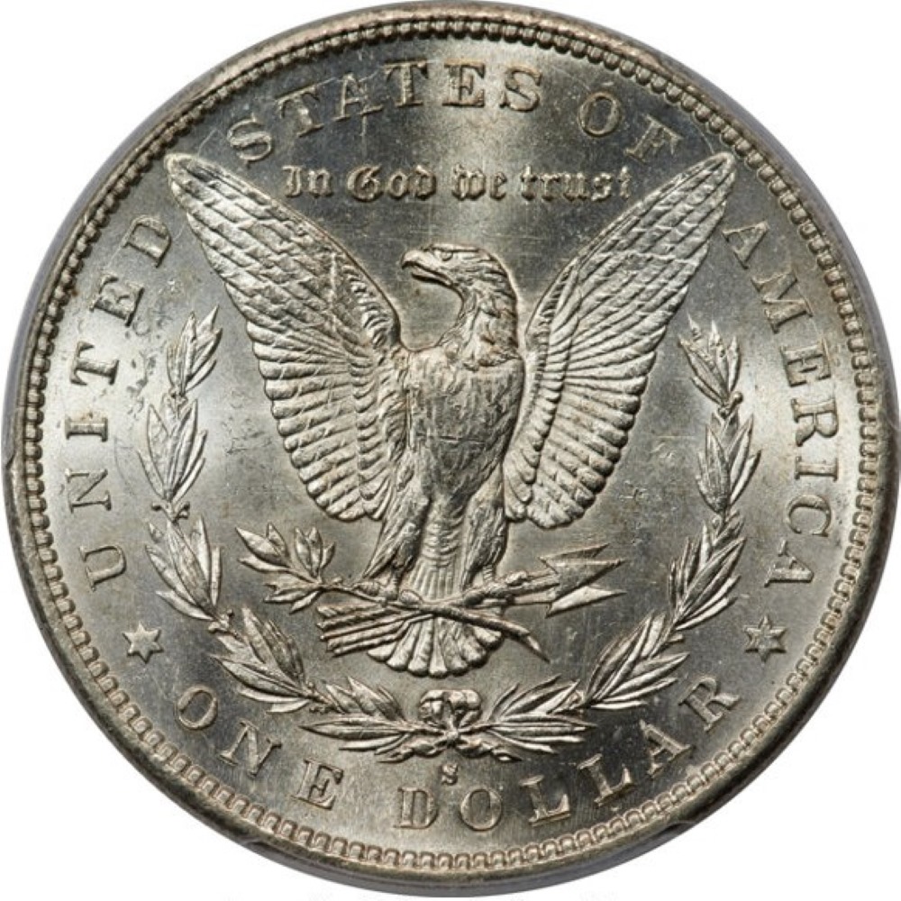 1893-S-$1-Morgan-Dollar-In-PCGS-MS-63-CAC-At-F.-U.-N.